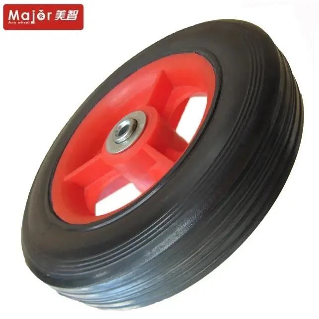 16X4.00-8 Solid Rubber Wheel Rubber Solid Wheels Garden Wheel