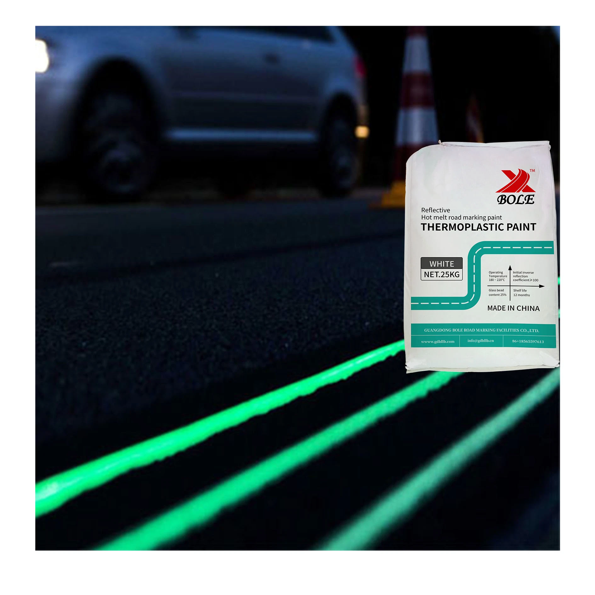 High Grade Road Marking Powder Paint for Traffic Project