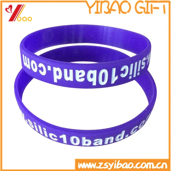 Customized Colorful Silicon Bracelet/ Wristband with Logo