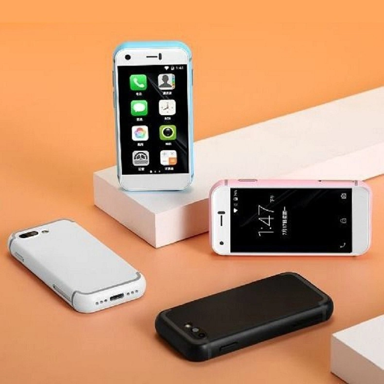 2022 Vente à chaud Soyes 7s Bluetooth WiFi enfants Android Petit mini Smart Mobile téléphone portable téléphone portable deux emplacements SIM 2,5 pouces