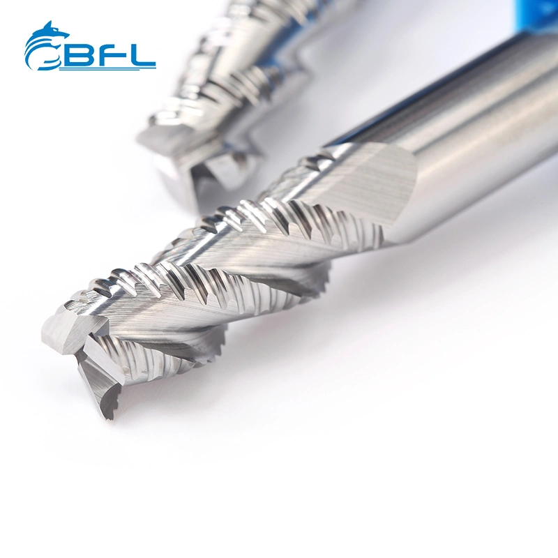 Bfl Solid Carbide Aluminium Roughing End Mills Uncoated Polished CNC Lathe Milling Turning Tools