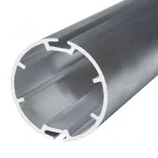 Matte Silver Anodized Aluminium Round Tube Drilling Aluminium Pipe