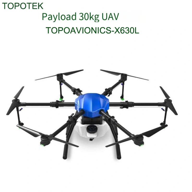 Heavy Lift 30kg Payload Large Uav Camera Image Transmit Agricultural Spraying Drone 6 Axis Long Duration Aircraft