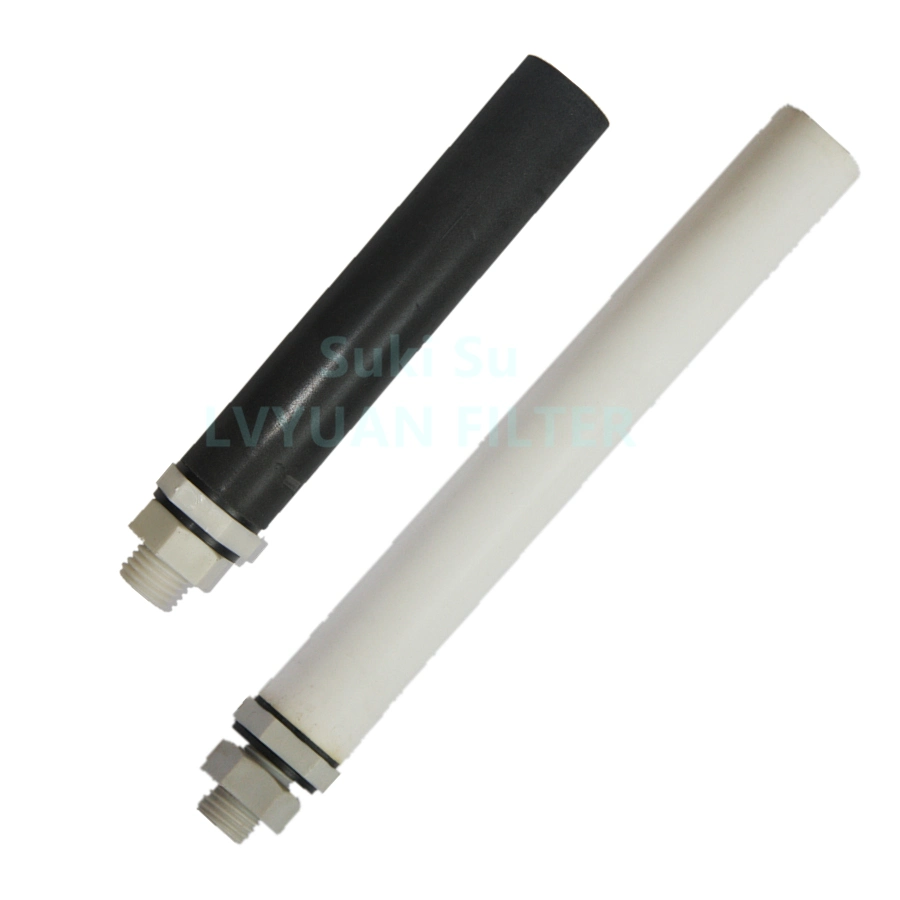 Manufacture Custom Porous Plastic Sintered PE PA Filter Cartridge & Membrane Filter with Screw Connector