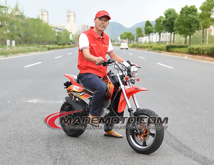 Comercio al por mayor 49cc Pocket Bike chino mejor adulto baratos Dirt Bike eléctrico a la venta