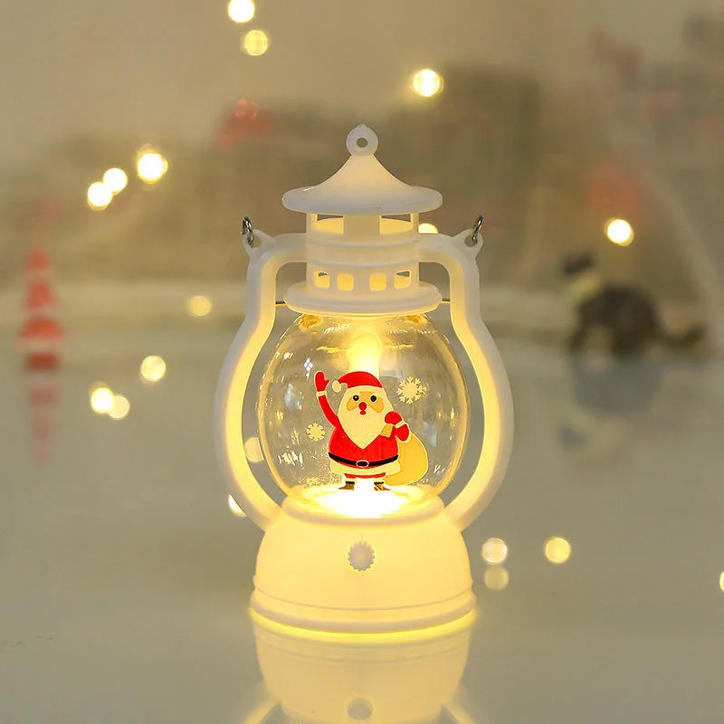 2024 Kreative Weihnachten Laterne Portable Dekorative Lampe