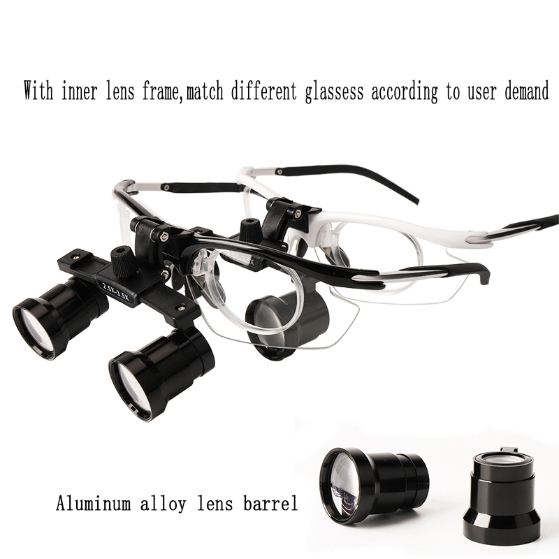 Dental Binocular Surgical 2.5X - 3.5X Loupes Surgery Medical Operation Magnifying Glasses