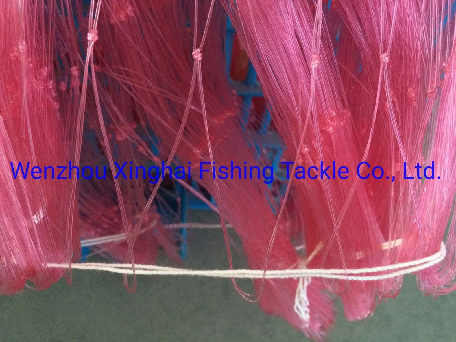 Red 0.66mm X 7&quot; X 25MD X 200yds Nylon Fishing Net for Big Fish