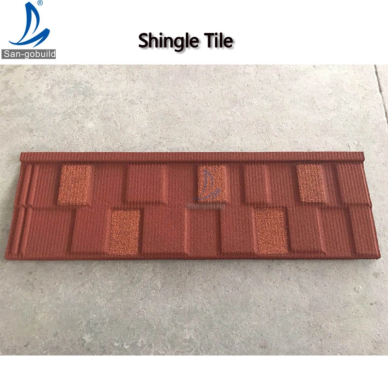 New Zealand Standard Stone Coat Galvanized Steel Sheet Roof Building Materials for House Roof Tile