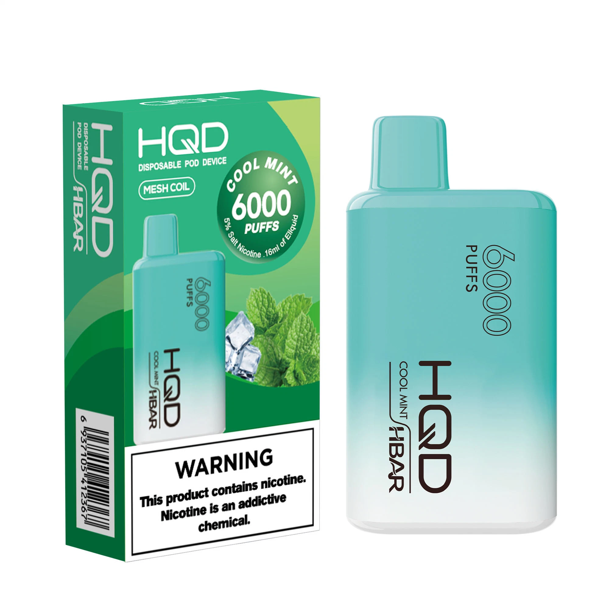 Hqd 6000puffs Hbar Rechargeable Disposable/Chargeable Vapes High-End Electronic Cigarette