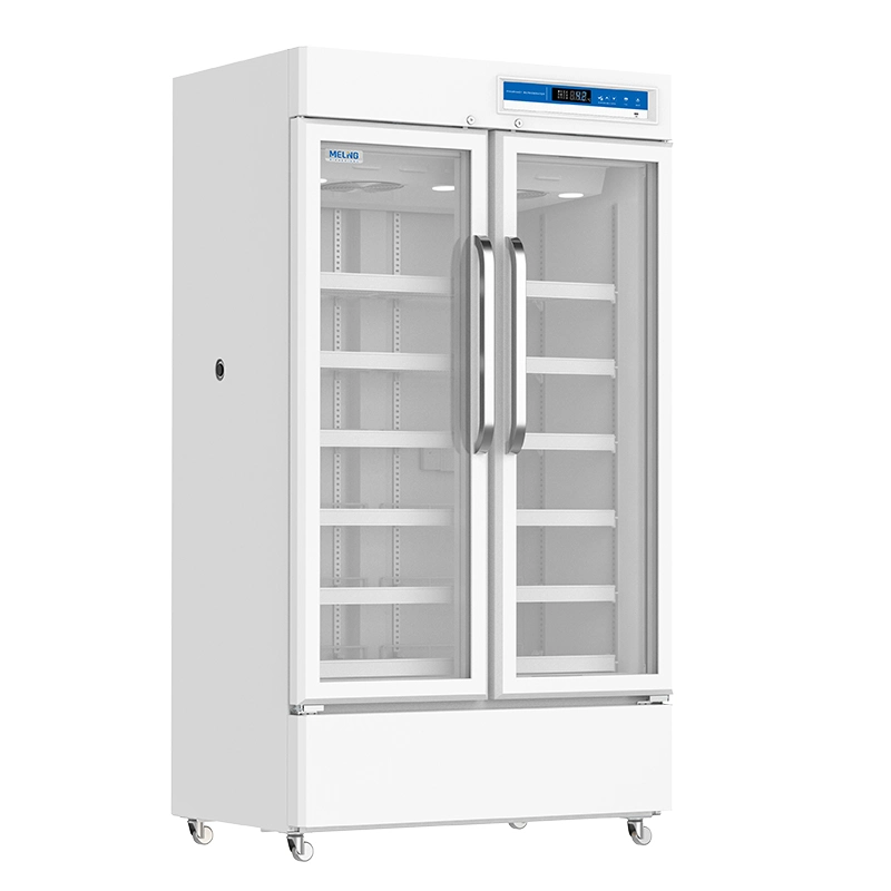 High-Quality Big Size Upright Medical Refrigerator with Low-E Window Film (YC-725L)