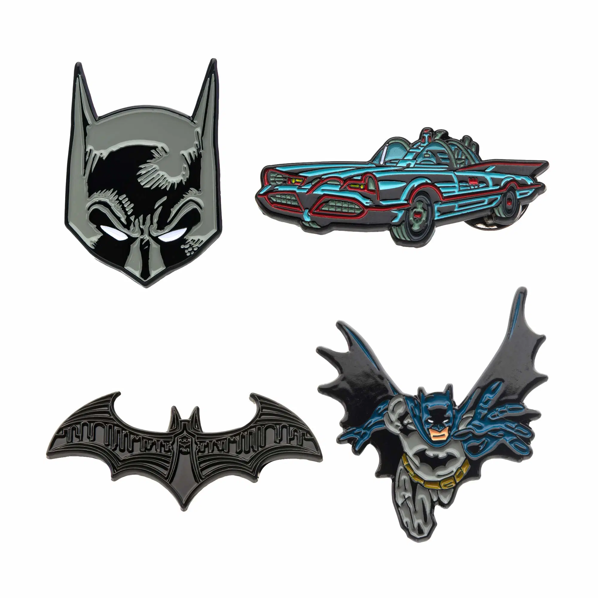 Bat Man Movie Souvenir Gift Promotional Price Metal Crafts Car Bonnet Jeep Wrangler Soft Enamel Metal Badge