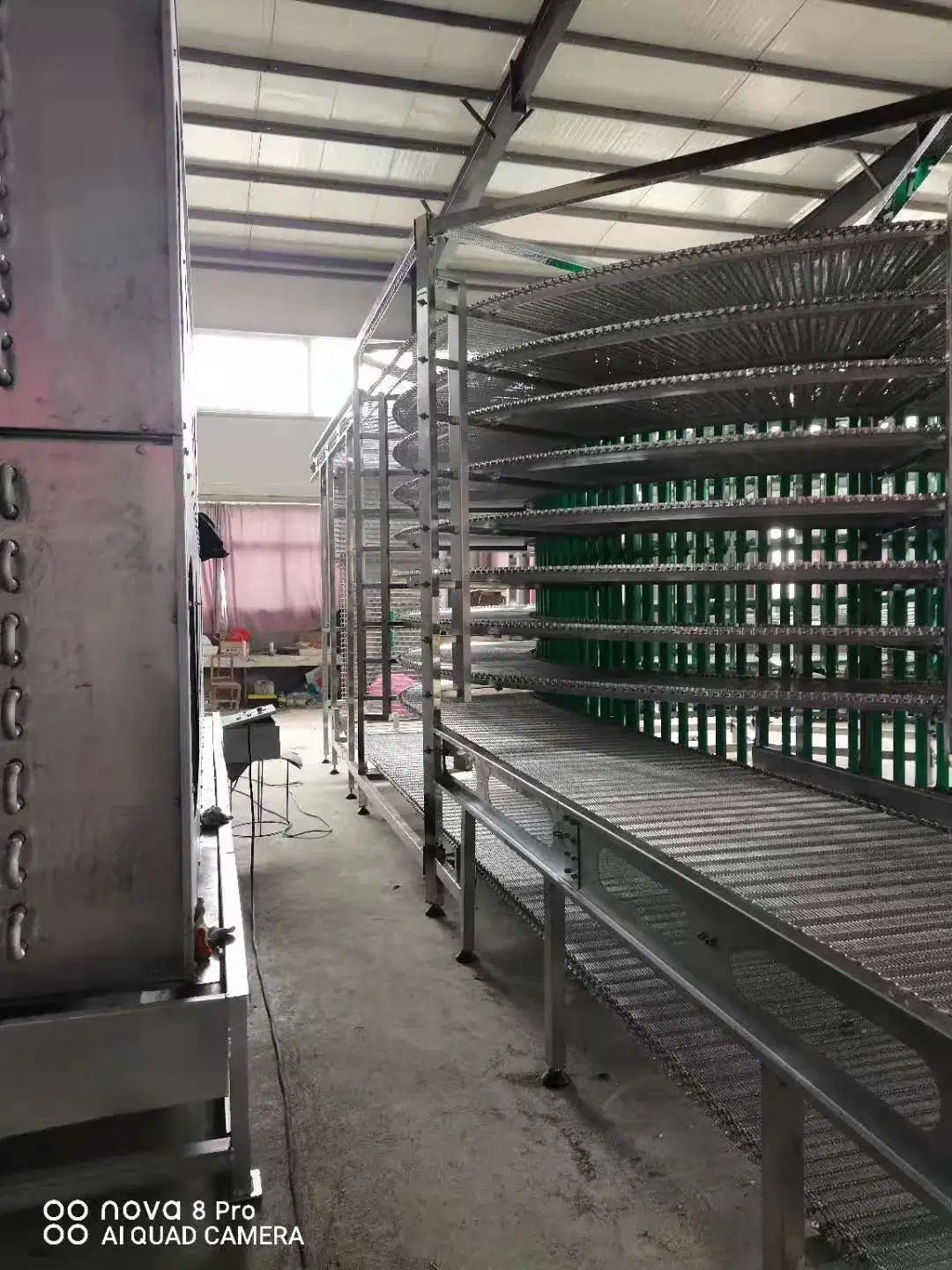 Stainless Steel Toast Bread Spiral Cooling Tower Machine Factory