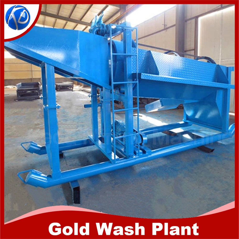 Keda 5-10ton Movable Gold Alluvial Mining Trommel Screen Mini Gold Portable Machine