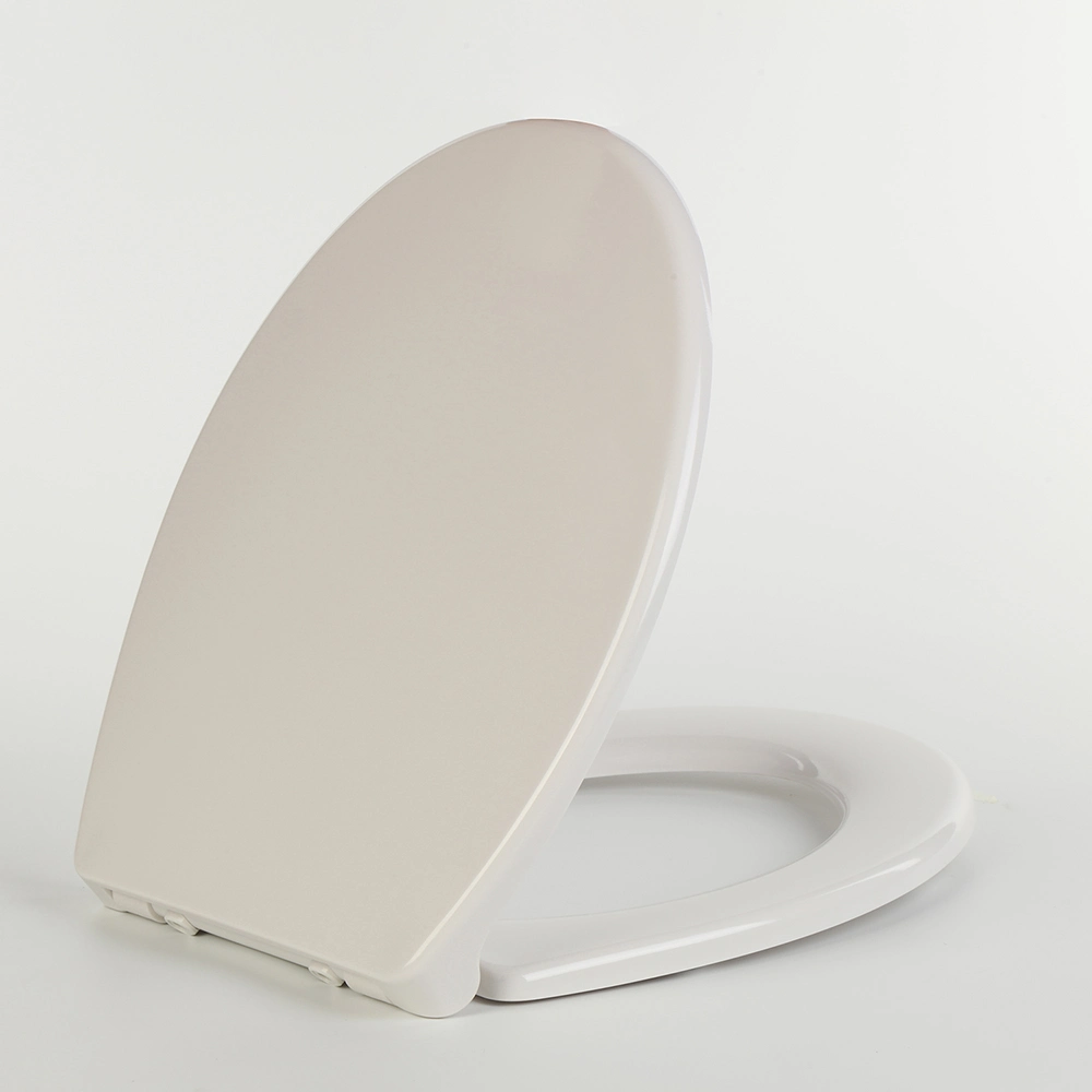 PP material forma redonda dos piezas Accesorios de aseo reducir la velocidad Cubierta del asiento del inodoro
