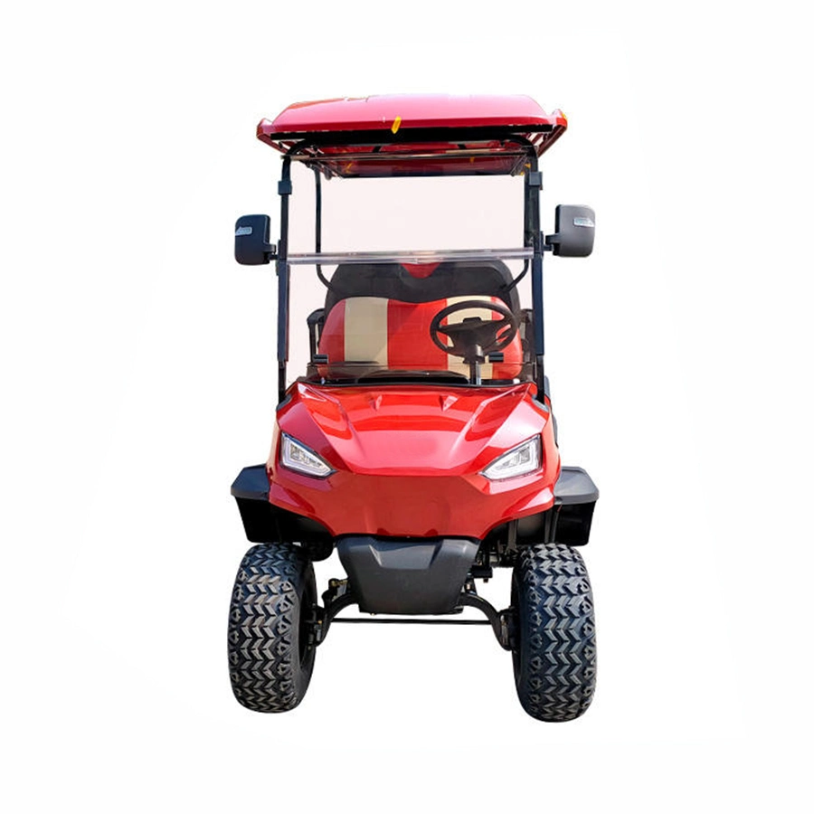 Resort Street Legal 2+2 Passagiere Carts Electric 4 Wheel Elektrischer Golfwagen