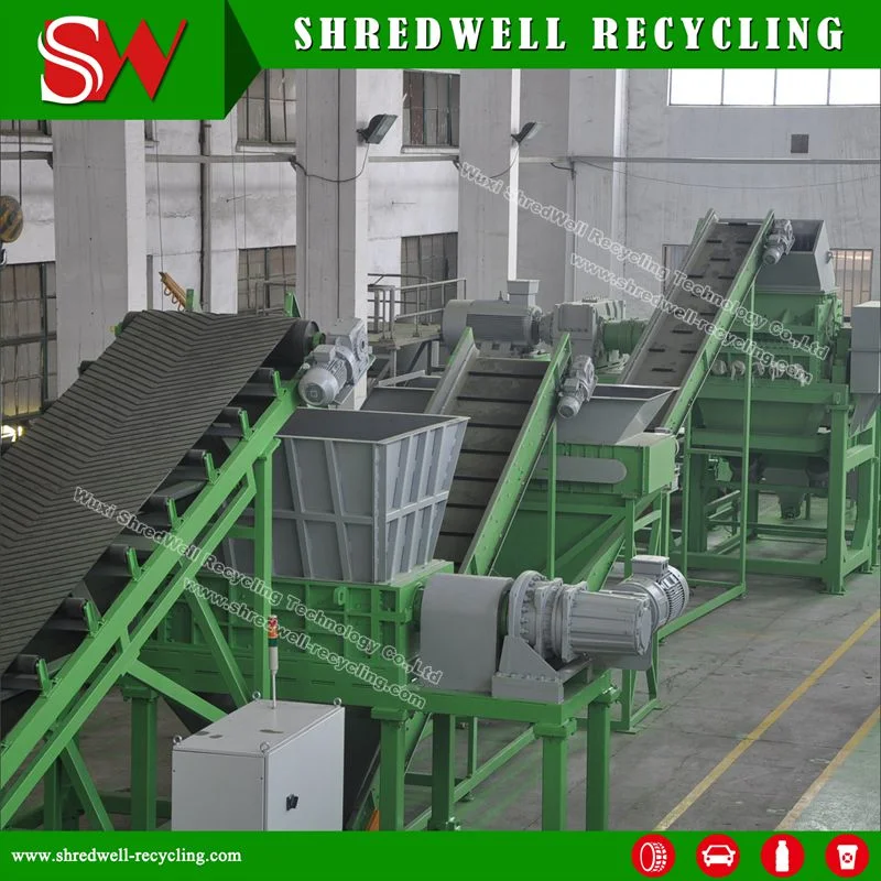 Top Quality Scrap/Waste/Used Rubber Powder Shredding Equipment for Tire Crushing