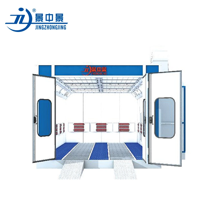 Diesel Heating Car Paint Booth Fully Undershot Type Auto Painting Equipment