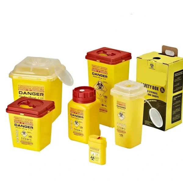 Wholesale/Supplier Price Plastic Medical Biohazard Needle Disposal Disposable Sharp Container/Waste Box/Safety Bin