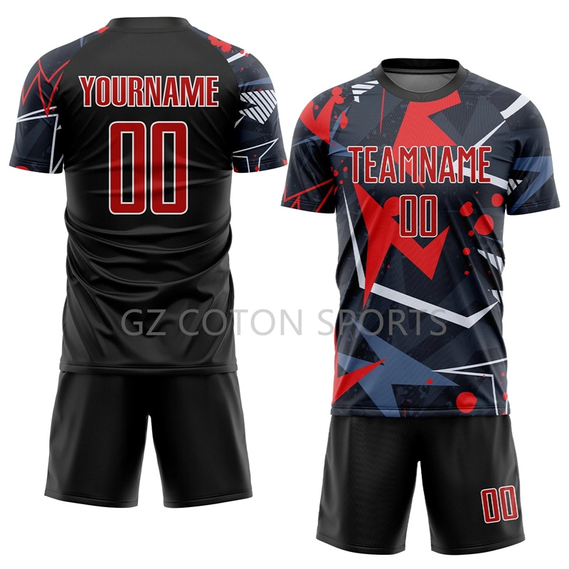 Custom Großhandel Classic Rugby Uniform Polyester Sublimiert Touch Rugby Fußball Jersey-Set