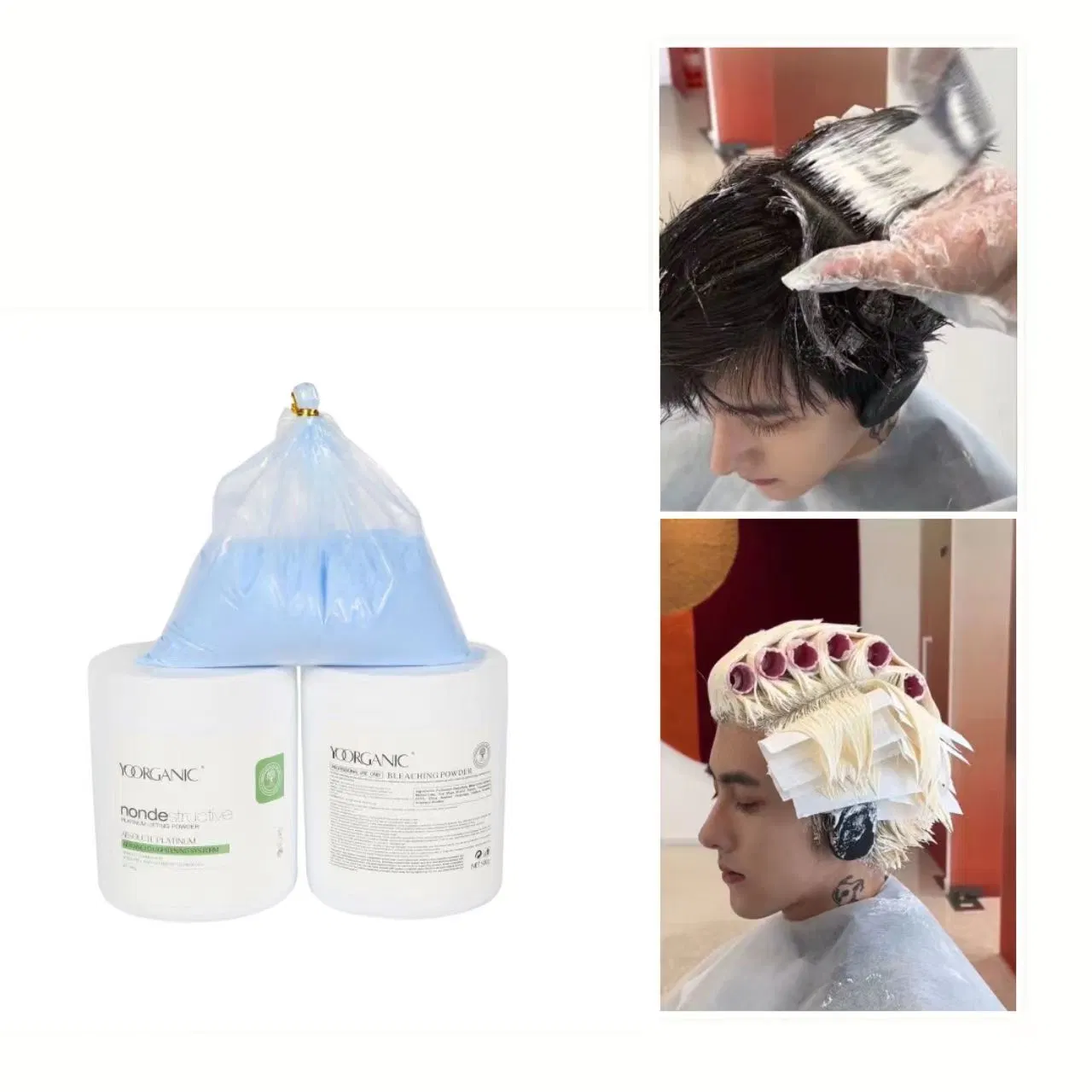 Bulk Bleaching Powder Manufacturer for Professional Blue Powder Hair Bleaching Kit