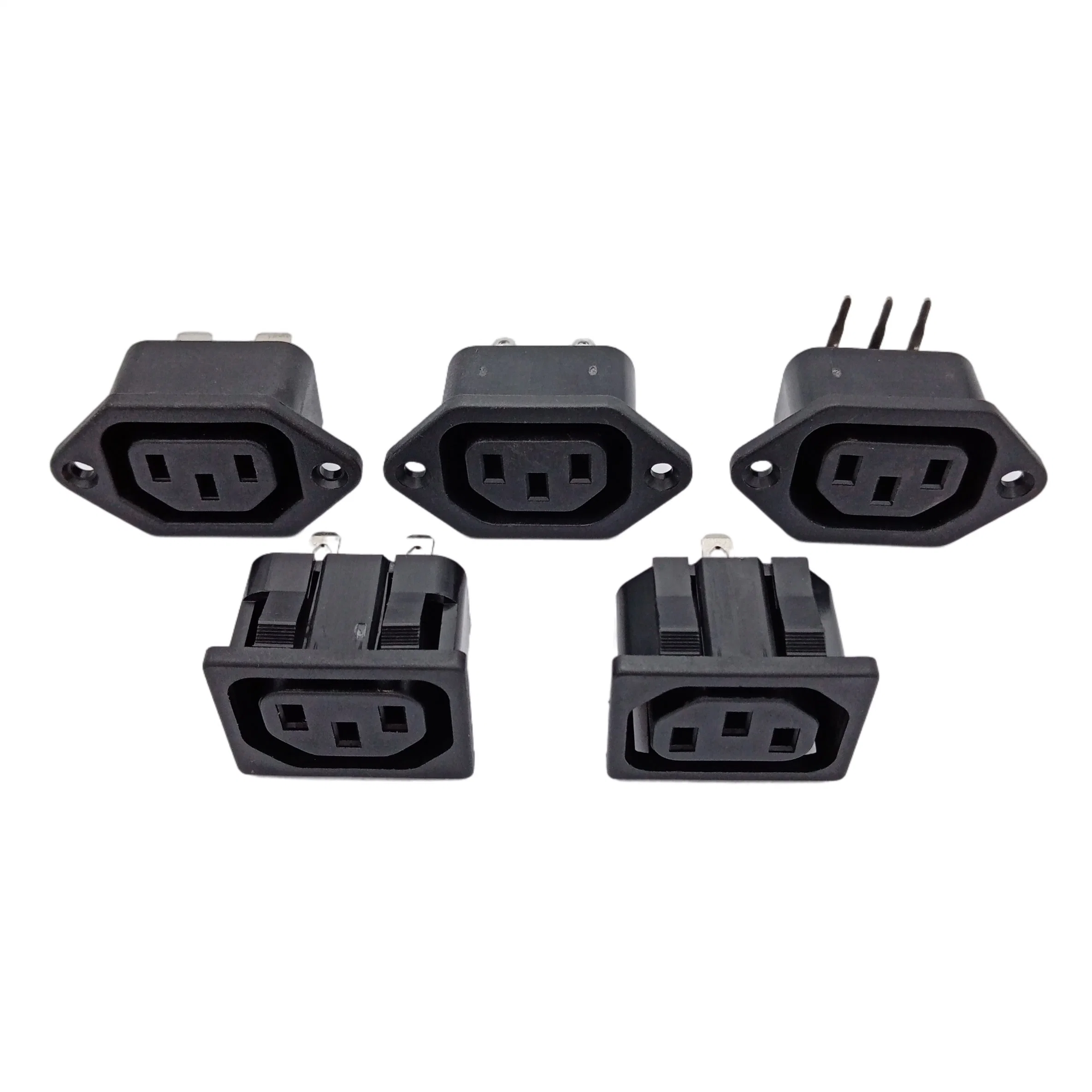 Conector IEC EN60320 10A 250VAC 3Pino Tomada com UL CSA ENEC CCC listados Substituir Px0695