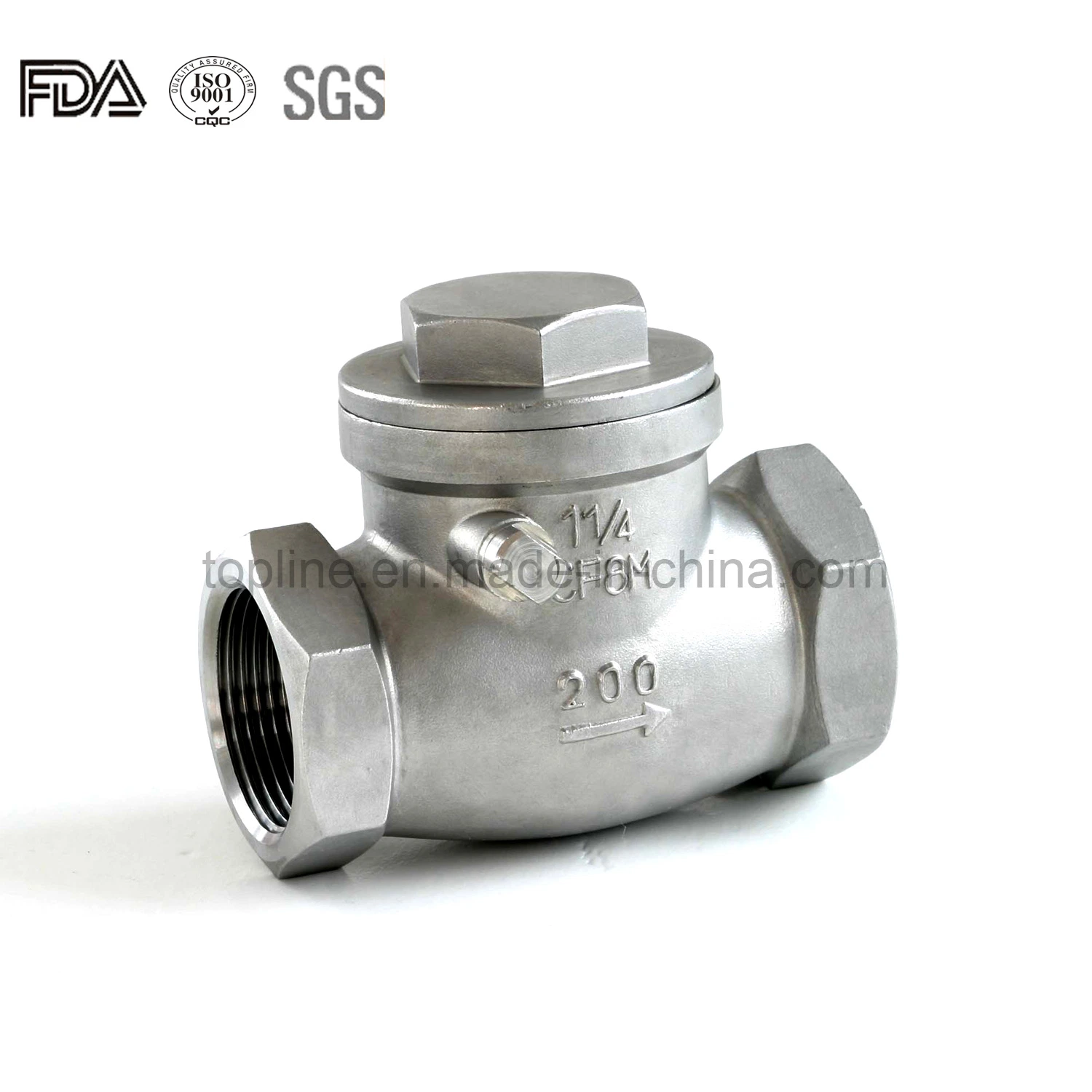 Stainless Steel 201 304 316 Swing Check Valve