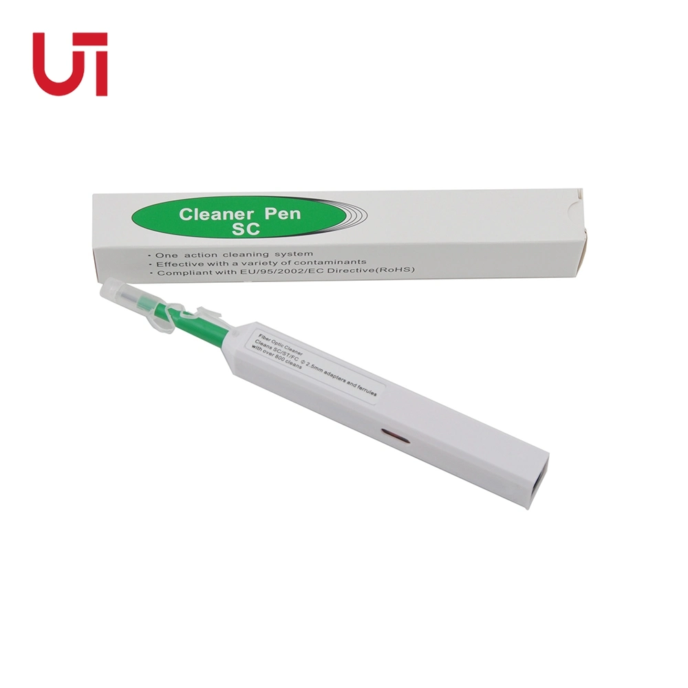 High quality/High cost performance  1.25mm LC 2.5mm Sc Upc APC Fiber Optic One Click Cleaner Pen Mini Optical Fiber Cleaner FC St Connectors Origin Cleaner Pen