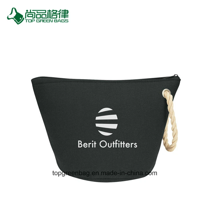 Wholesale/Supplier Customize Eco Travel Kit Make up Zipper Pouch Bag with Rope Strap