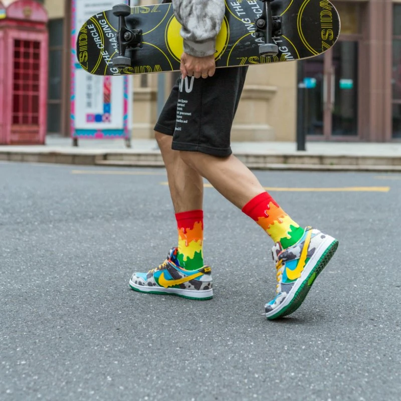 New Popular Men's Leisure Scooter Antiskid Comfortable Breathable Sports Socks