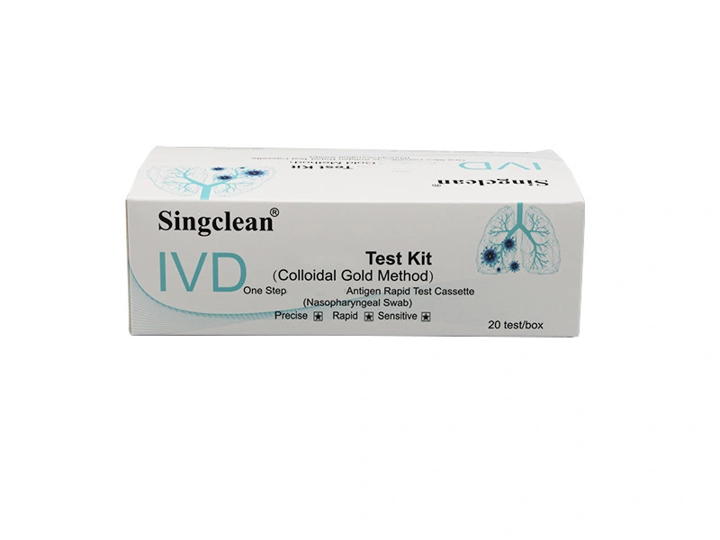 Singclean Virus nasal Multi-especificação antigen nasofaríngea swab Test Strip for Funcionamento fácil