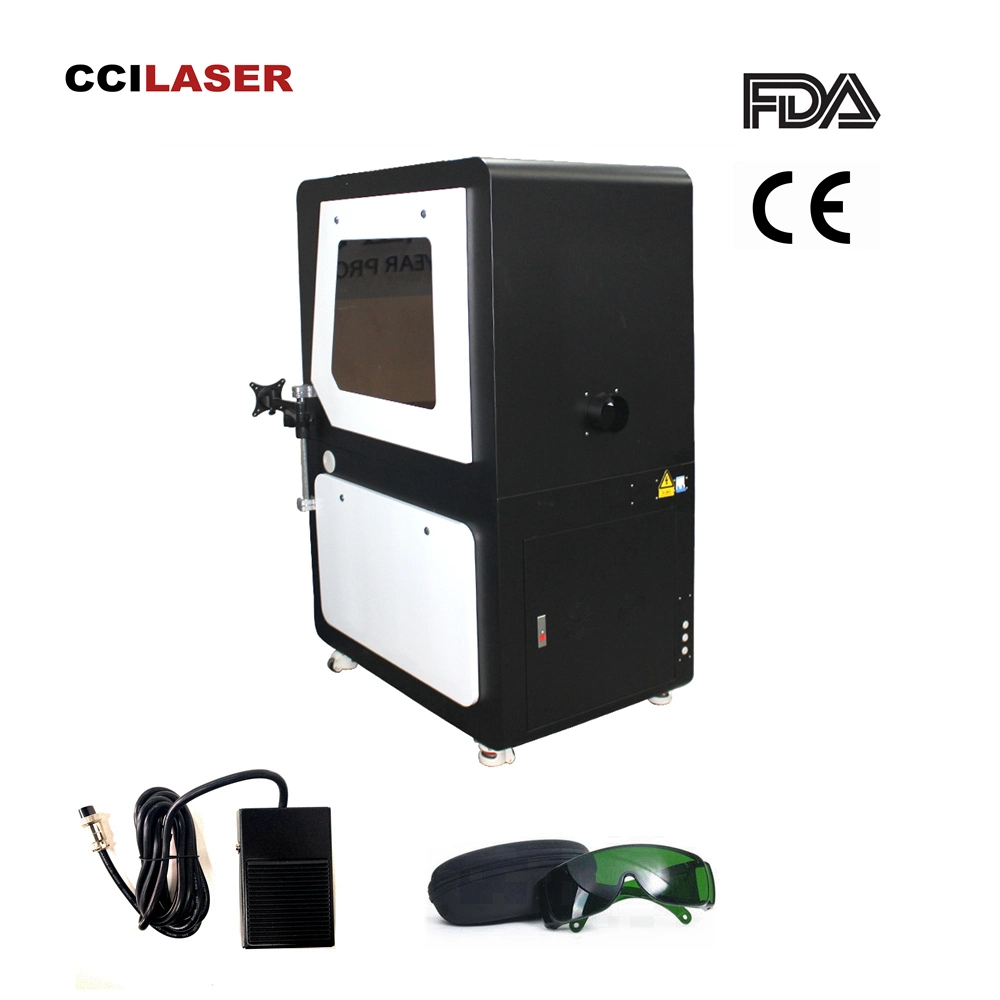 Enclosed Mini Logo Printing Machine for Marking Engraving Computer Parts Pens Metal Phone Case Plastic Numbering Steel Etching Jewelry PC Business Card