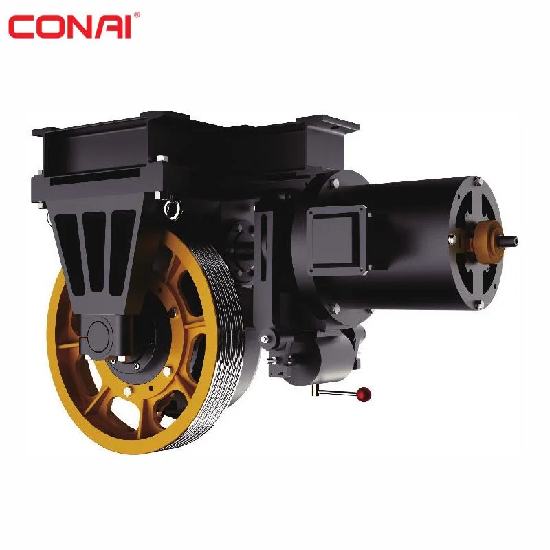 Elevator Parts Three-Phase Asynchronous Motor Elevator Gearless Traction Machine