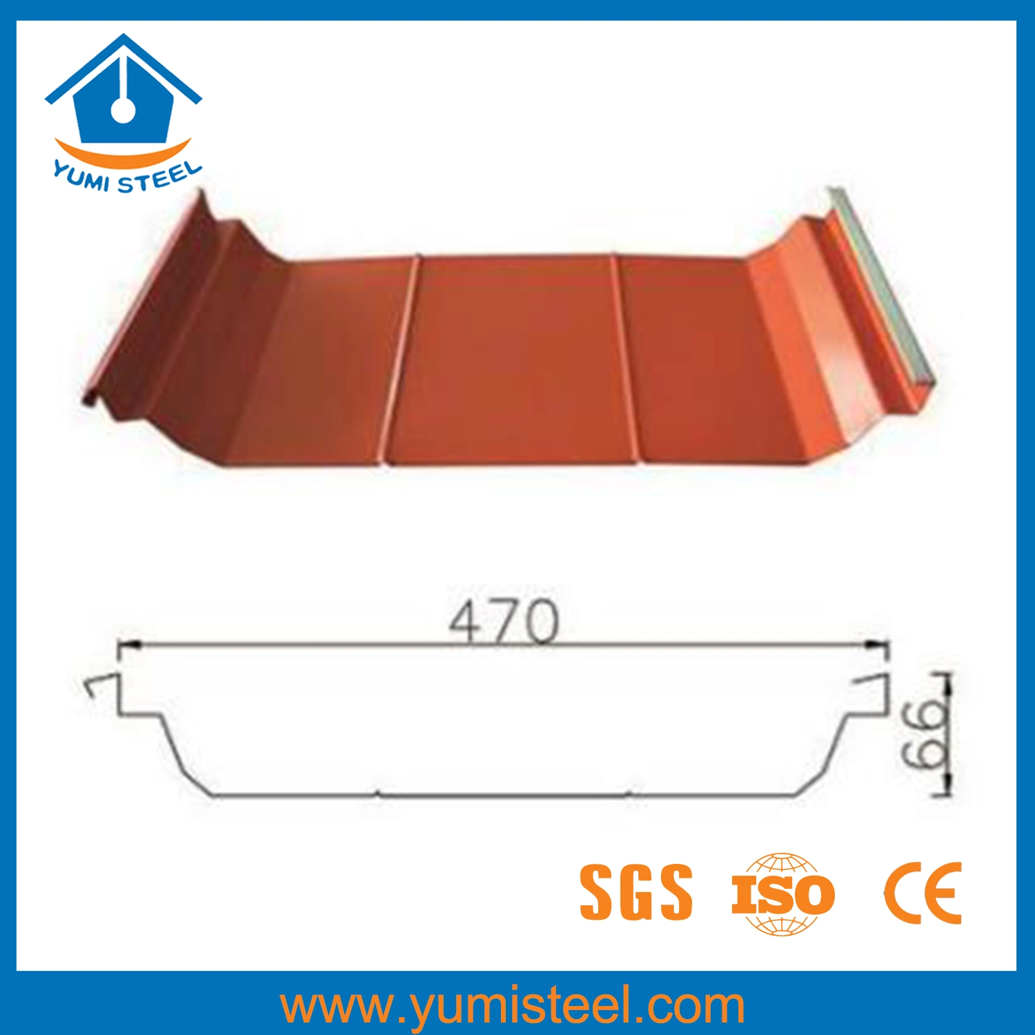 Coloured Coated Steel Roof Sheet Wall Cladding