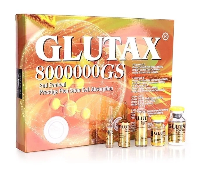 2023 Italy Glutax 2000GS Genuine Glutathione Injection for Skin Whitening Glutathione Injection Luthione Vitamin C Cindella Curenex Melsmon