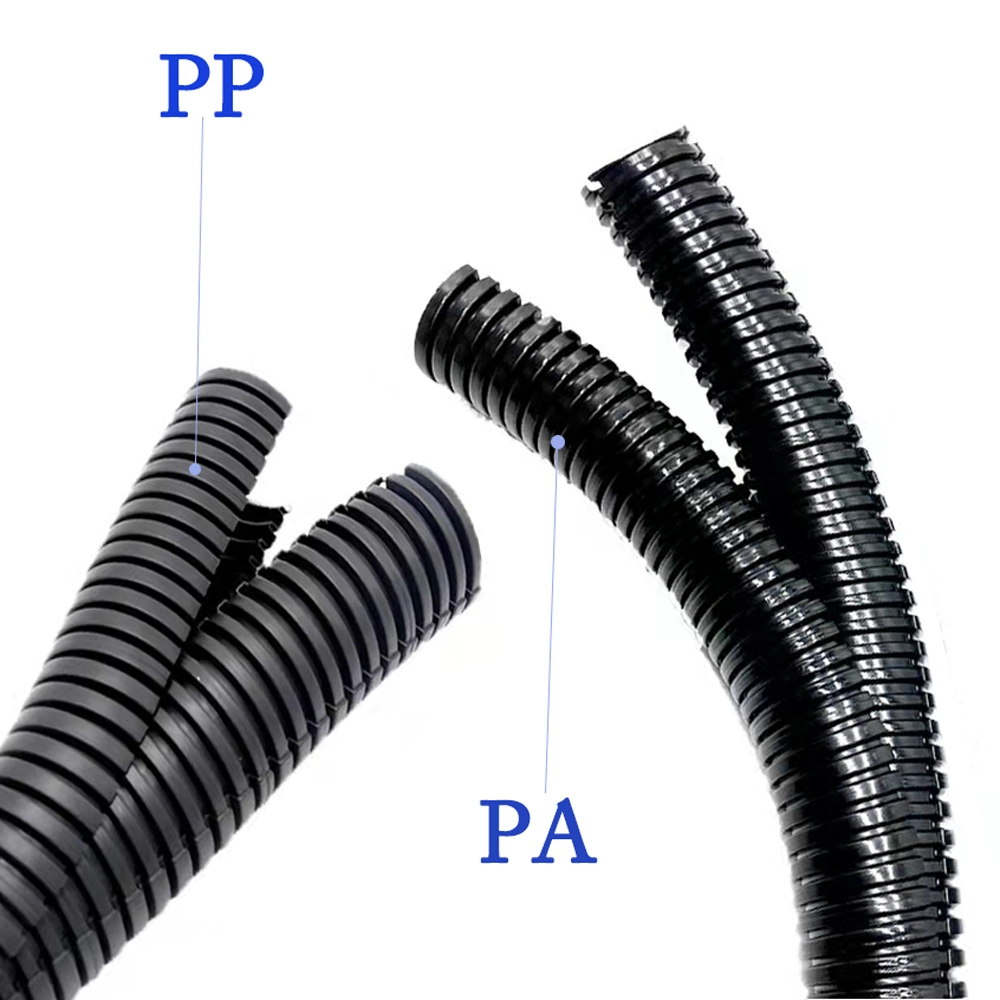 Double Slit Corrugated Conduits Divisible Cable Conduit Protection Tube