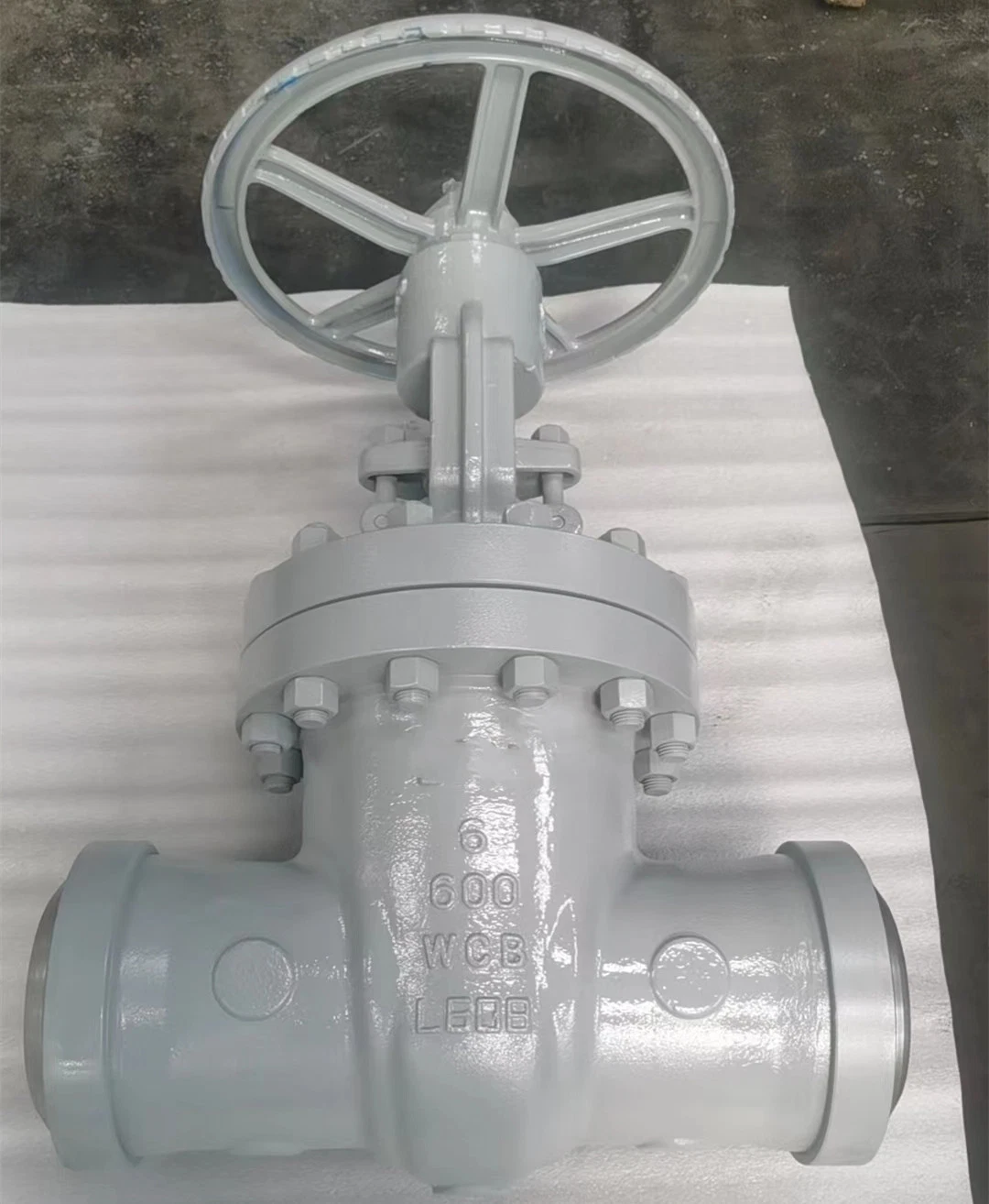 DN80 Rising Stem Bolted Bonnet Cast Steel Gate Valve with Bw Ends