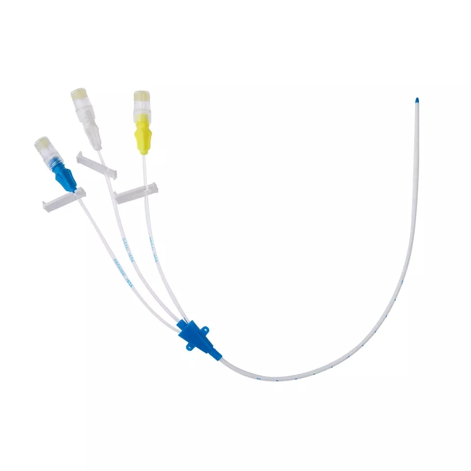 14g, 16g, 18g, 22g, 24G catéter venoso central unidireccional de una sola luz