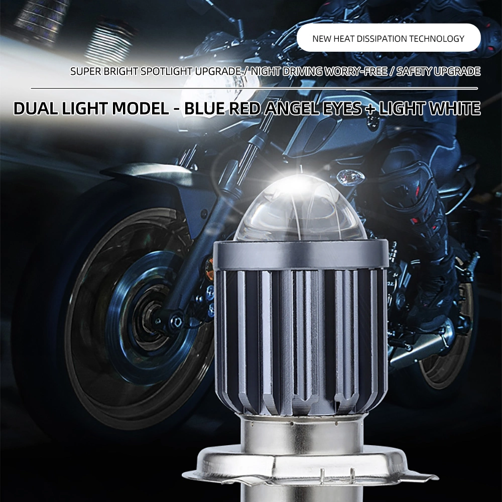 Hot Selling Motorcycle Lighting System H4 LED Headlight China Color