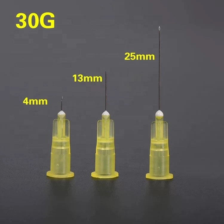 Acheter bas prix Bd seringue pour injection hypodermique de mésothérapie ultrafines méso aiguilles 30 G 32 G34G 4mm pour les poils incarnés