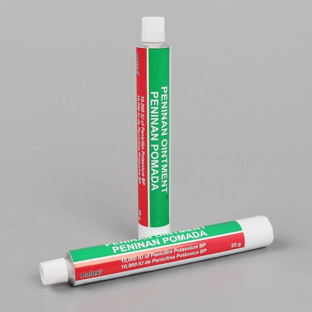 Boquilla tubo de aluminio colapsible para Ointment médico/ Crema ocular/ Cosmética Productos Embalaje