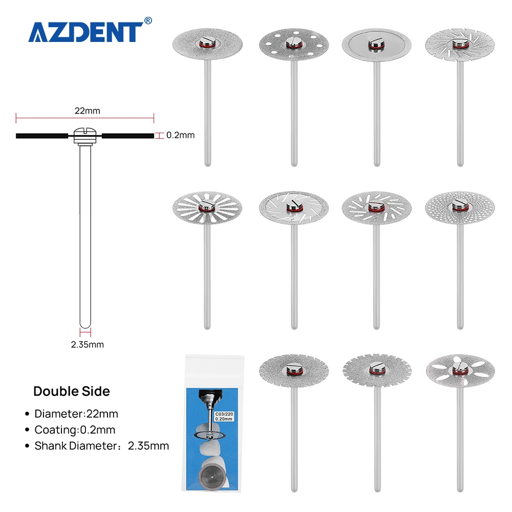 Produits Azdent le polissage du diamant dentaire Disc disque diamanté pour usage en laboratoire