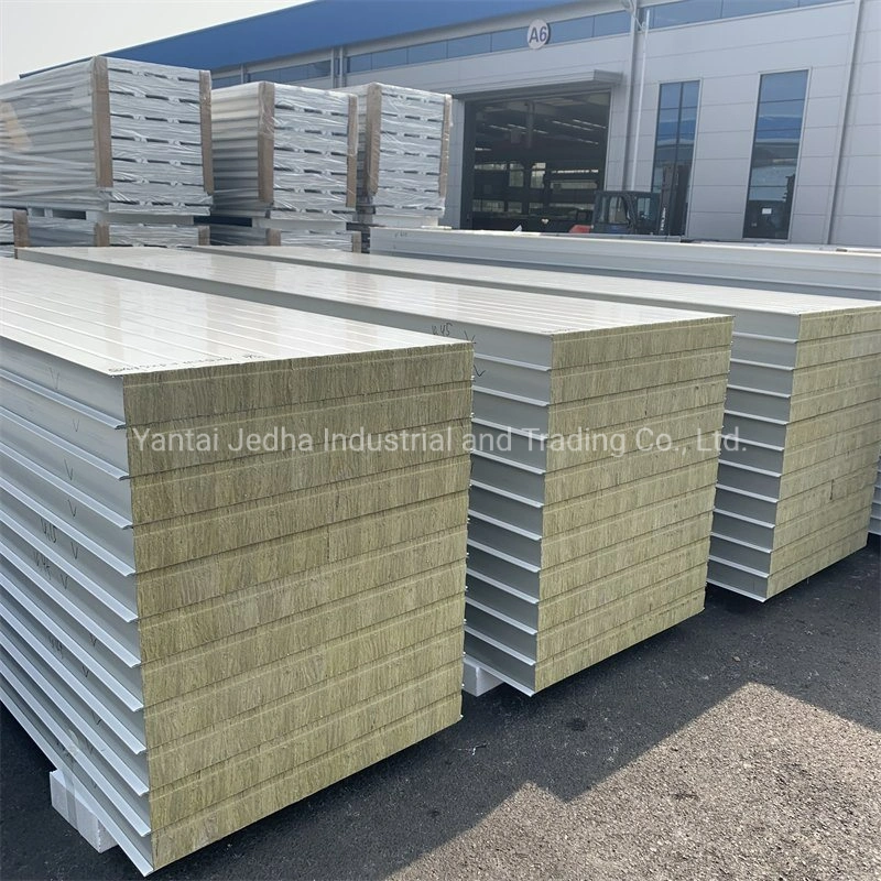 ISO Australia Standard Rock Wool Waterproof Roof Sandwich Panel Wall