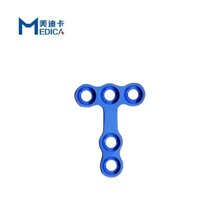 Maxillofacial Locking System Plates 1.5mm T-Type Locking Plate