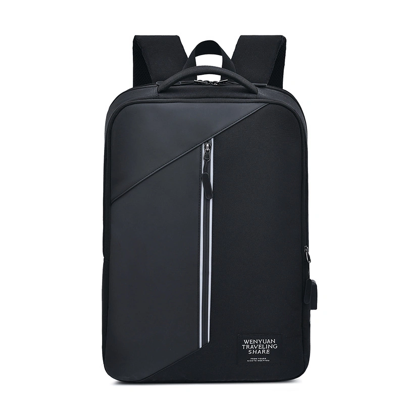 Exclusive Sales Appearance Patent Business Computer Bag Soft Back Pack USB Backbag Nylon Waterproof Oversized Laptop Backpack