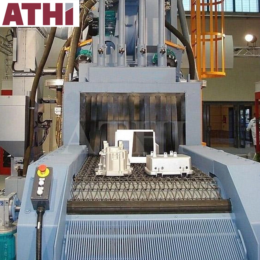 Wire Mesh Belt Pass Through Shot Blasting Machine for Cleaning Brake Pads