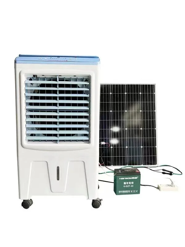 Air Cooler Fan Air Conditioner Industrial Evaporative with DC Brushless Motor Solar Panels DC12V DC24V