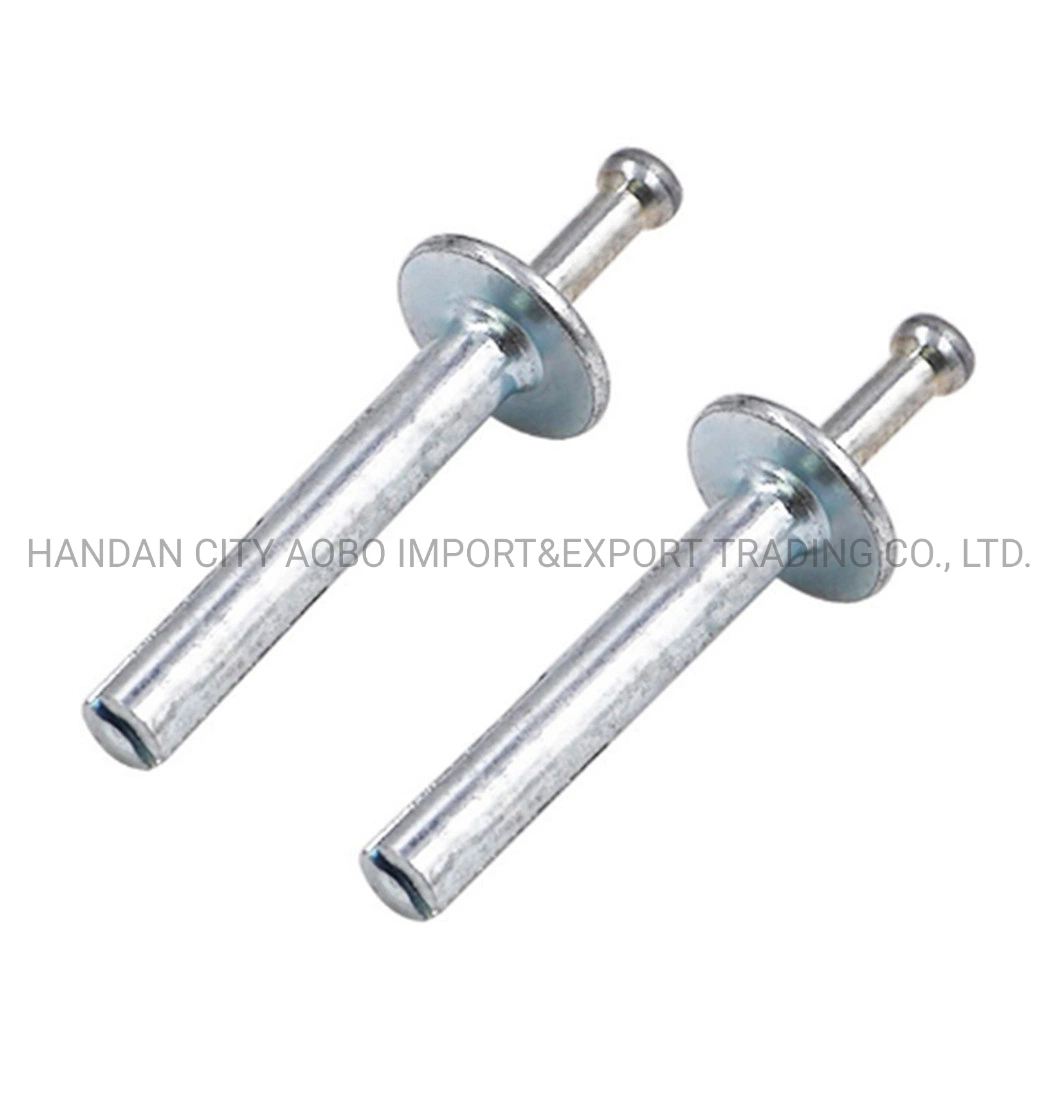 Galvanized Carbon Steel M6 Hammer Drive Anchor