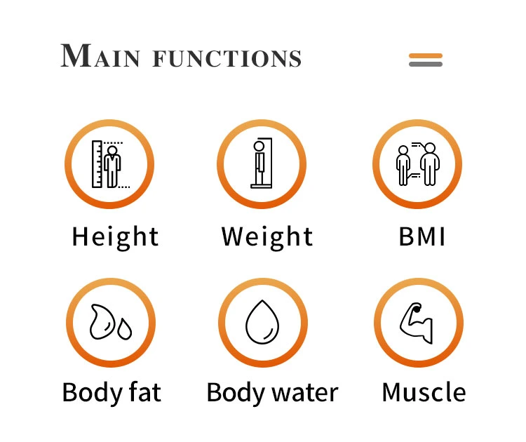 Measure Calorie Composition Percentage Calculator Digital Body Fat Machine