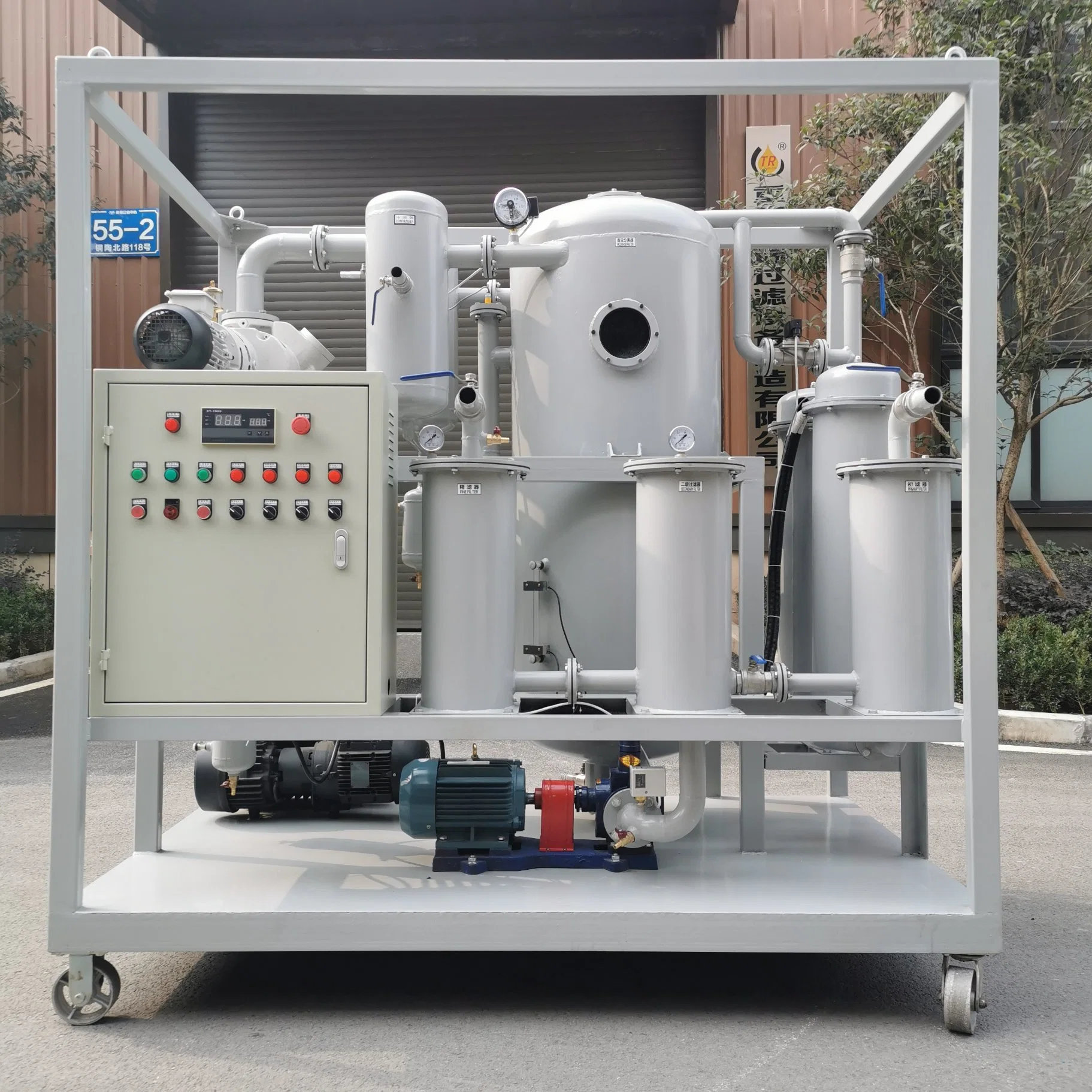 High Quality Double Stage Vacuum Transformer Oil Purification Machine